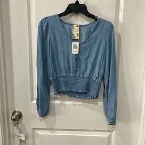 Chambray top